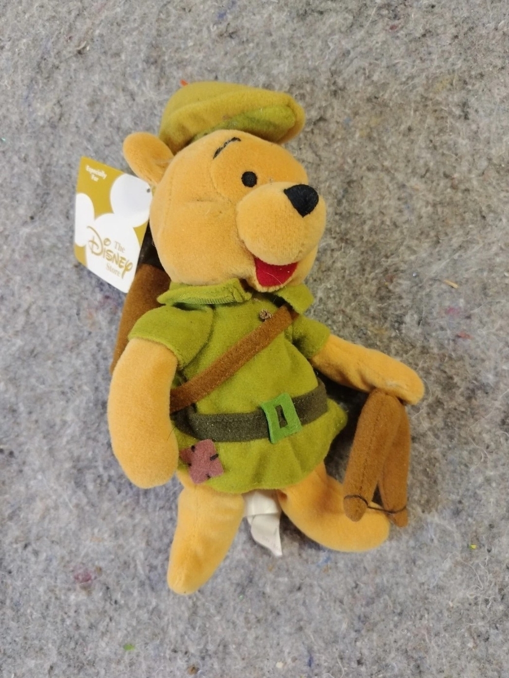 Disney Winnie the Pooh Plush as Robin Hood